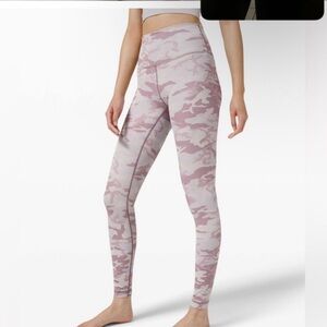 Lululemon wunder train camo leggings